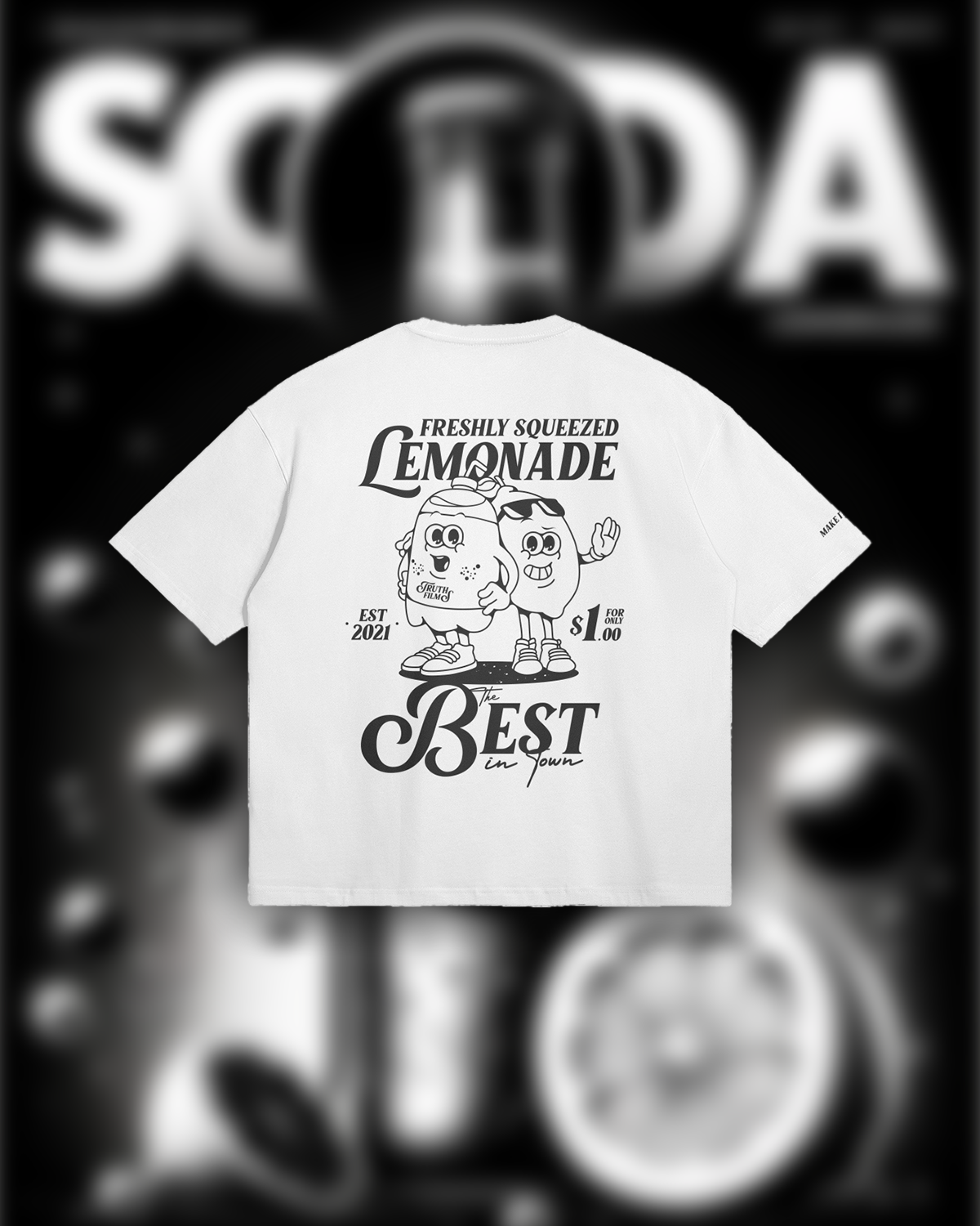 THE B&W LEMON TEE